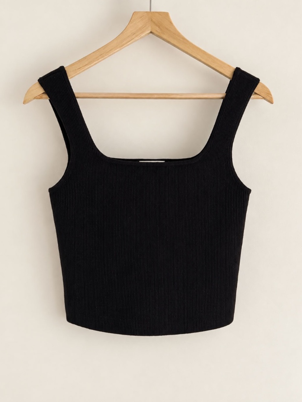 Reformation Julia Ribbed Sweater Tank Black Size S
